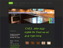 Tablet Screenshot of designdecoratingandkitchens.com